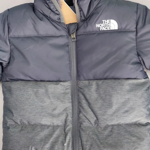 The North Face Baby Down Insulated HDY Gray Puffer Jacket Size 12-18months - Picture 3 of 16